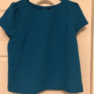 Boxy Blue Top
